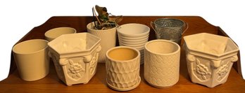 Plant Pots 9pc Assortment (K)