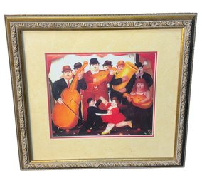 Fernando Botero (1932-2023) Dancing In Colombia Framed Art Print