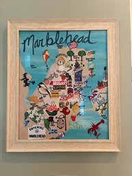 Marblehead Art Print.  ( LR On Wall)
