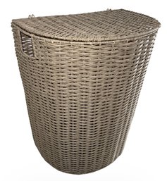 Woven Wicker Style Hamper Bin (BA1)