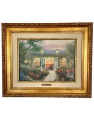 Venice Sunset On The Grand Canal Lithograph By Thomas Kincaid, Signed