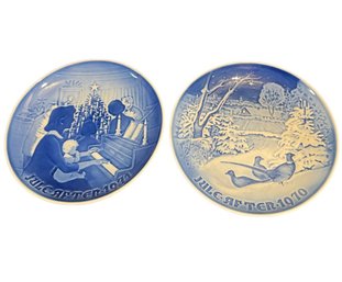 Bing & Grondahl Danish Blue & White Christmas Plates