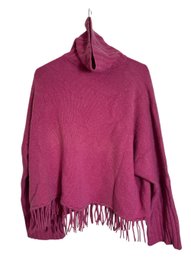 Marion Waithe Pink Cashmere Wearable Blanket With Sleeves (C1)