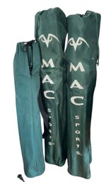 Green Folding Chair Trio Mac Sports & Other 3pc (LR)