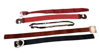 Womens Decorative Belts 5pc (LR)