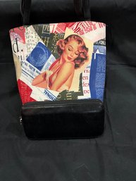 Vintage Tote Bag And Hobo Wallet.  (MB)