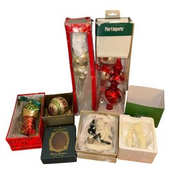 Waterford, Snowbabies & Assorted Glass Ornaments (BR2)
