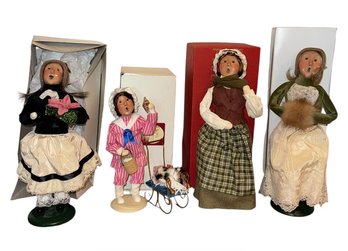 Byers Choice Caroling Women 4pc Holiday Decor (BR2)