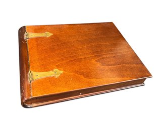 Bombay Company Wooden & Brass Keepsake Trinket Box