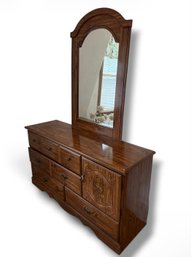Antique Dresser With Mirror (BR1)