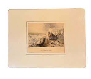 William Henry Bartlett (1809-1854) The Citadel Of Quebec Gilded Bordered Art Print