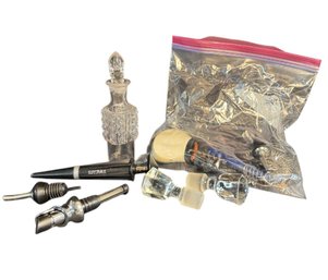 Wine Decanter, Stoppers, Openers & Assorted Tools
