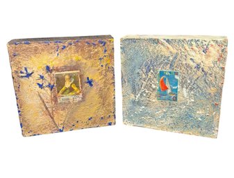 Lynda Fishbourne Original Signed Art On Board Pair