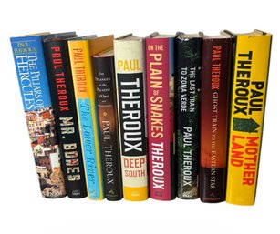 Paul Theroux Hardcover Book Collection 9pc