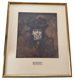 Raffael Schuster-Woldan(1870-1951) 'Mutterbildnis' Framed Art Print (H2)