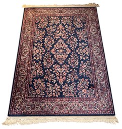 Karastan Woven Navy Sarouk Moth Resistant Area Rug (BR1)