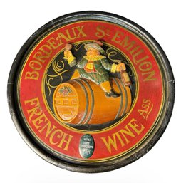 Bordeaux St Emilion French Wine Hanging Wooden Sign