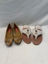 Betsy Johnson  & Jack Rogers Shoes 7M.  (MBC)