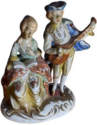 Hinode Porcelain Colonial Man And Women Singing (B)