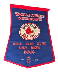 Boston Red Sox Hanging World Series Pennant