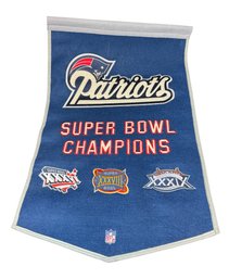 New England Patriots Super Bowl Champions Banner