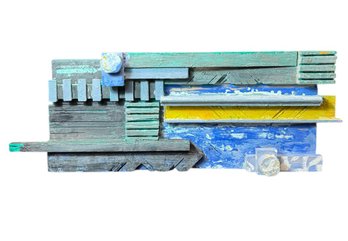 Water & The Wisdom To Be Water Original Wooden Abstract Sculpture