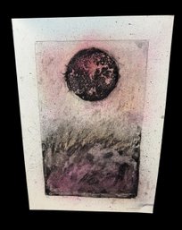 Original Spray Paint Art Signed Galaxy Painting