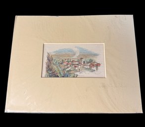 Crimean Village Scene Art Print