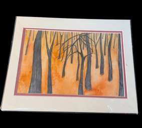 Doro Simone Forrest Landscape Original Painting