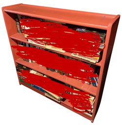 Coral 3 Tier Wooden Bookshelf (A)
