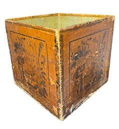 Old Wooden Asian Tea Crate