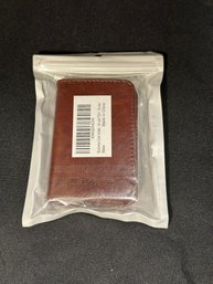 Business Card Holder Brown New