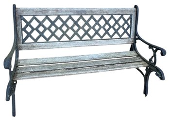 Berkeley Forge And Foundry Outdoor Wooden And Metal Bench