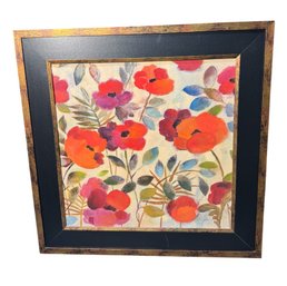 Large Framed Floral Art Print