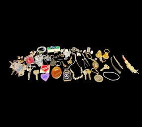 Junk Drawer Assortment Pins, Keys, Jewelry & Assorted Items