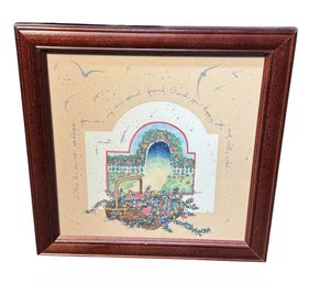 D. Morgan Therell Be No Goodbyes Mahogany Framed Art Print
