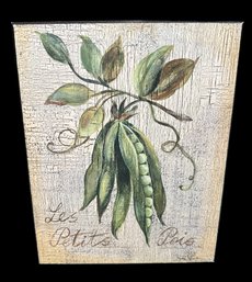 French Pea Pod Farmhouse Style Wall Art Print