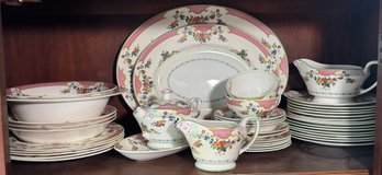 Woods English Ivory Ware 42pc China Set (DR)