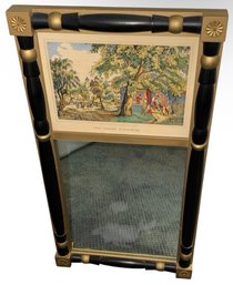 Adam's Cabinet Marblehead MA 'the Village Blacksmith' Wall Mirror