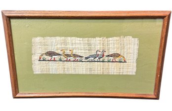 Egyptian Papyrus Goose Framed Art