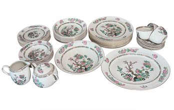 Staffordshire Indian Tree 46pc China Set (DR)