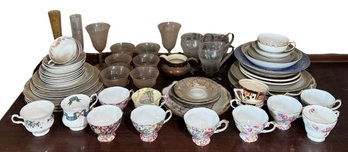 Teacups, Glassware & Assorted China (DR)