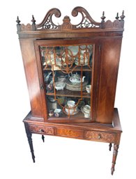 Orinoco Furniture Co Wooden & Glass Front Display Cabinet (DR)