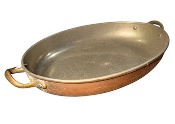 Oval Copper Fish Pan