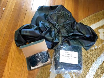 Two Camouflage Raincoats & Protective Goggles (Lr)