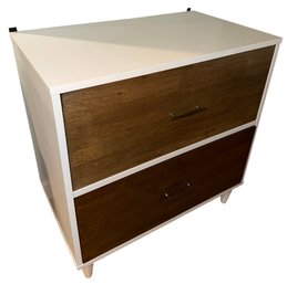 Retro Style Two Drawer Filing Cabinet (B)