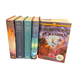 Rick Riordan Hardcover 1st Edition Book Collection 5pc