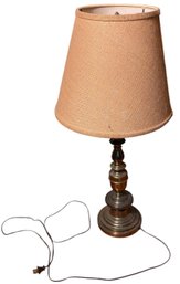 Solid Brass Table Lamp Works! (br3)