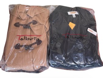 Talbots Short Wool Coats Size 10 Brand New! 2pc (BR1)