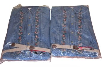 Talbots Western Denim Woven Dress Pair Brand New! Size 12 (BR1)